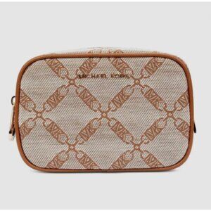 MICHAEL MICHAEL KORS Women's Logo Jacquard Fanny Pack L/XL Brown 558898 NWT $98